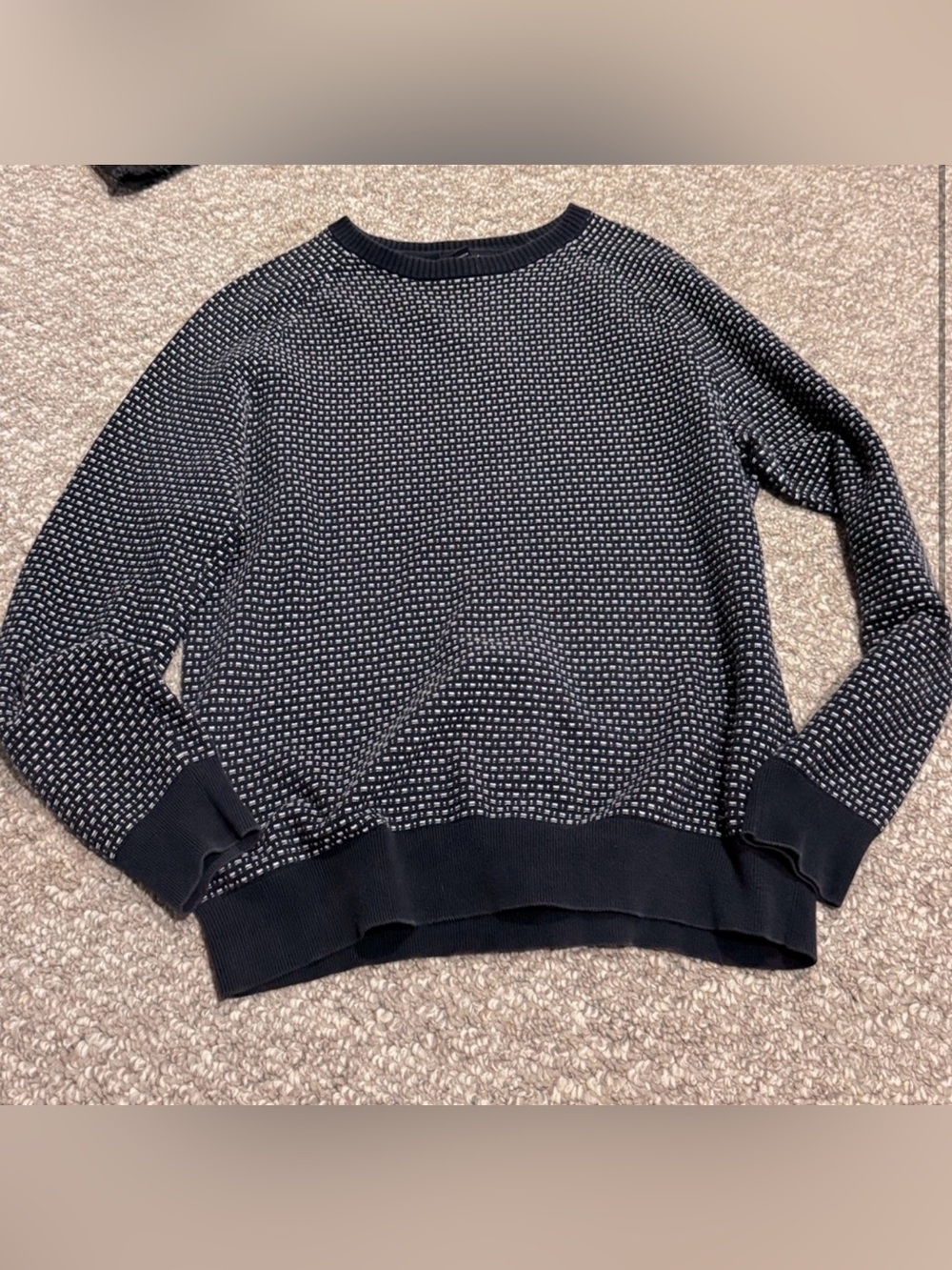 Porter + Ash Men's Micro-Knit Crewneck Pullover